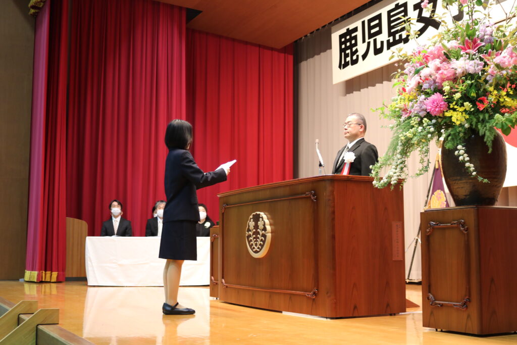 入学式の様子写真