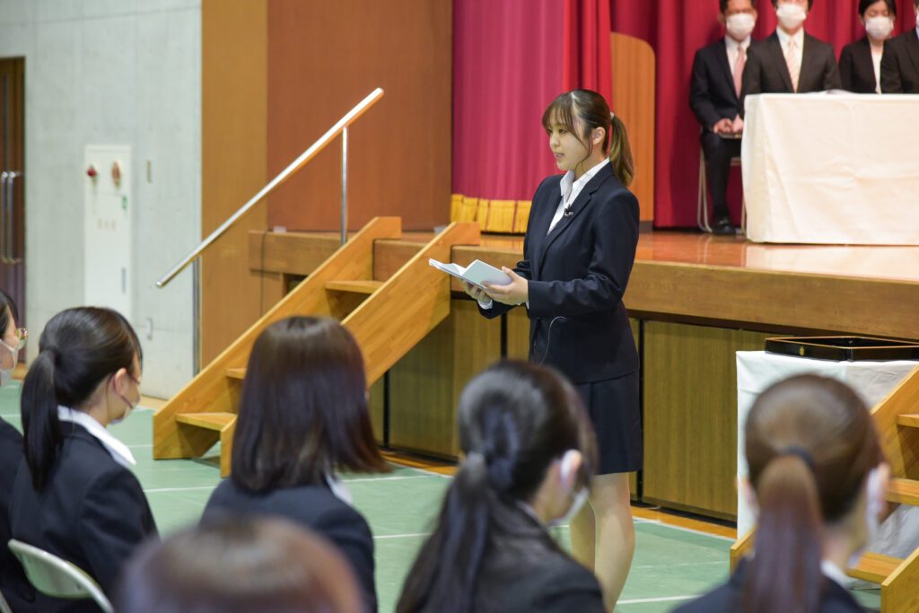 入学式の様子写真