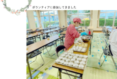 紫原独居高齢者給食会ボランティアに参加!