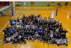 本学バレーボール部が鹿児島バレーボールスポーツ少年団対象バレーボール教室に参加し実技指導を行いました！