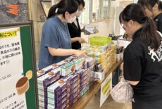 災害備蓄用食品を配布しました